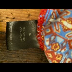 Johnny Was / Size 28 (Women’s Size 6) / Embroidered Denim / NWOT